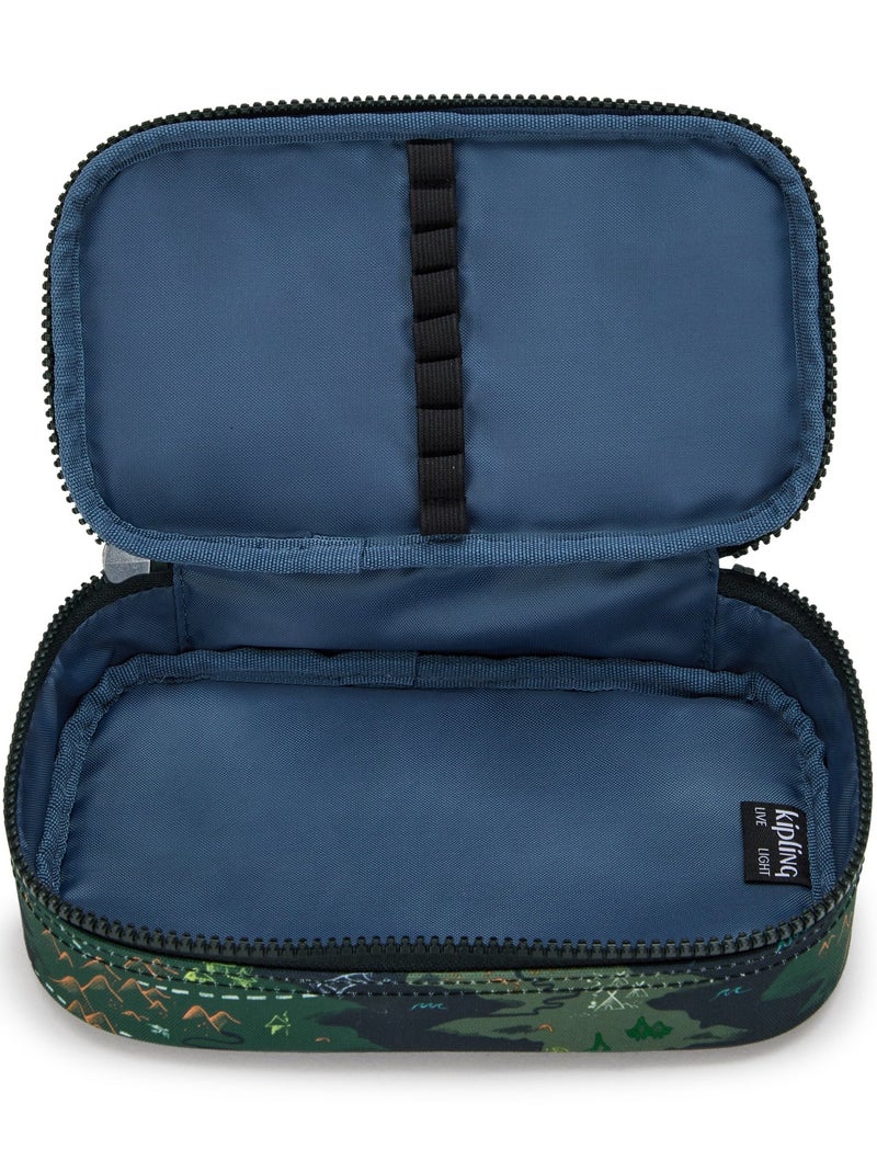 kipling 50 Pens Medium Unisex Pencase - Camo Treasure - Image 3